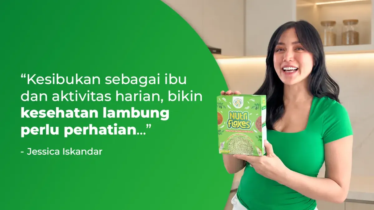 Rahasia Sehat Lambung Jessica Iskandar di Tengah Kesibukan: Mengapa Nutriflakes Jadi Pilihan Utama?