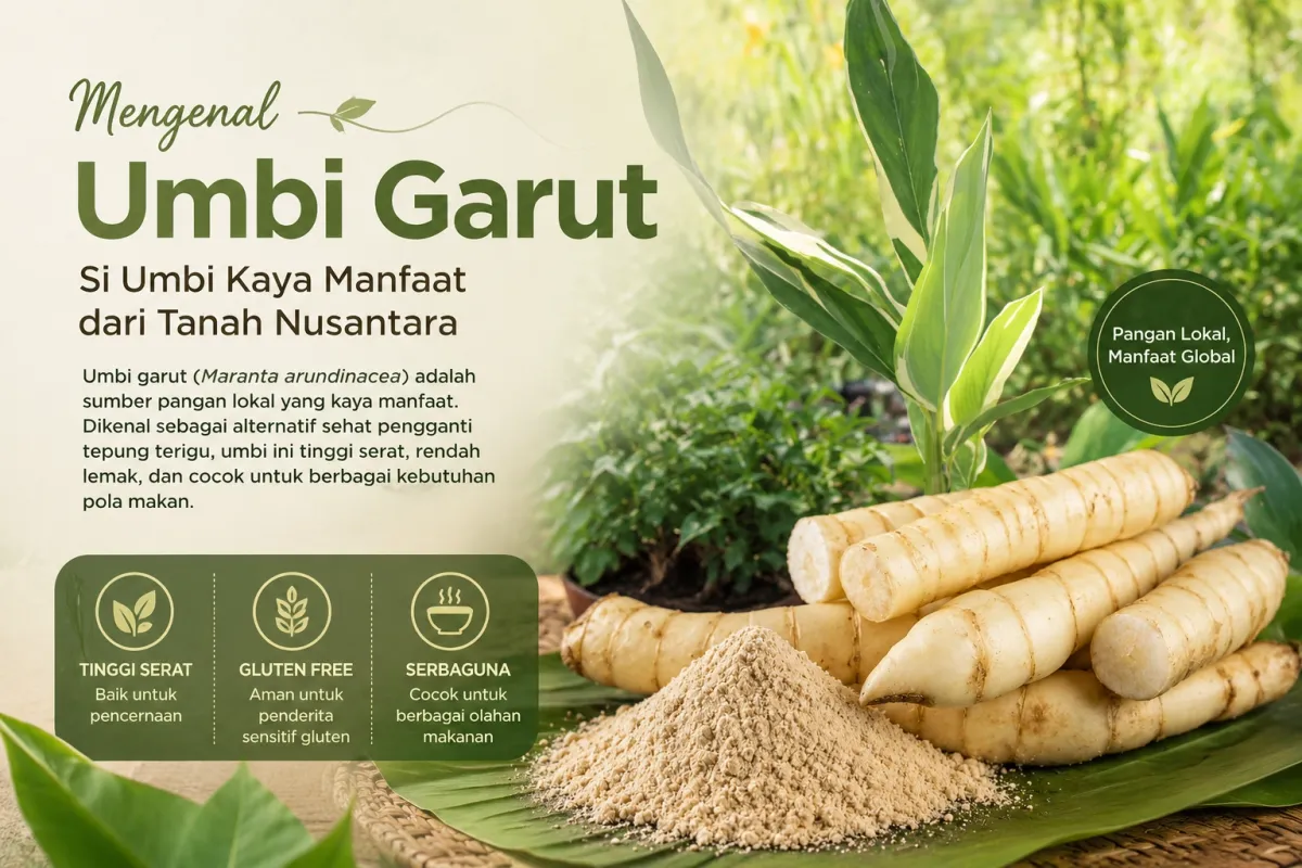 Umbi Garut Adalah: Kenalan Lebih Dekat dengan Warisan Pangan Nusantara Botani, Sejarah, dan Manfaat